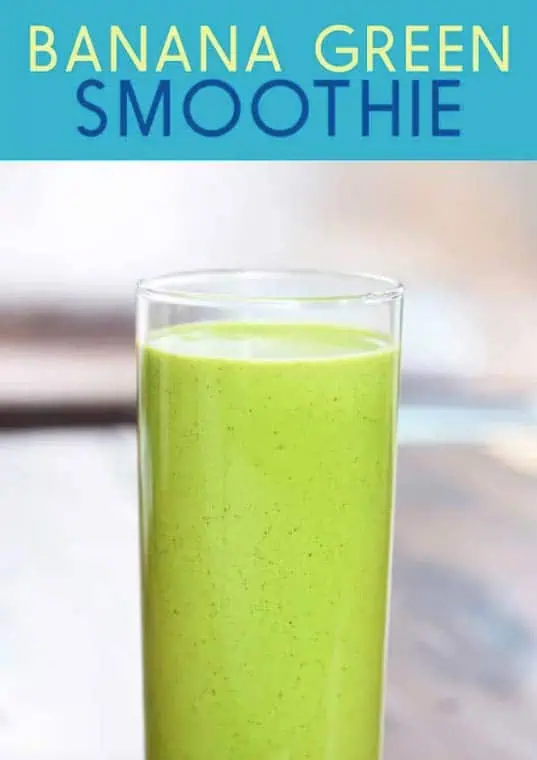 Banana High Protein Green Smoothie Without Protein Powder