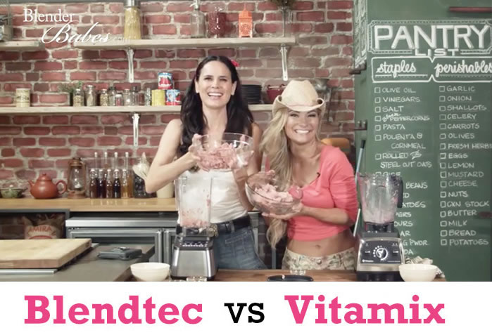 Blendtec vs Vitamix Grind Meat by The @BlenderBabes Reviews