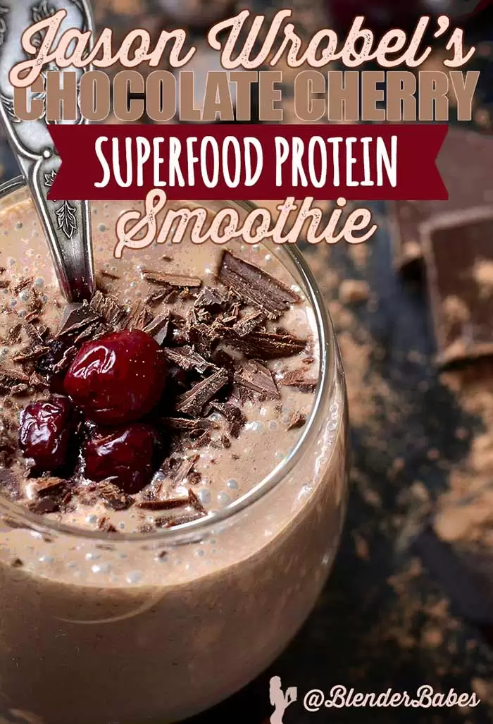 Chocolate Cherry Superfood Smoothie by Jason Wrobel