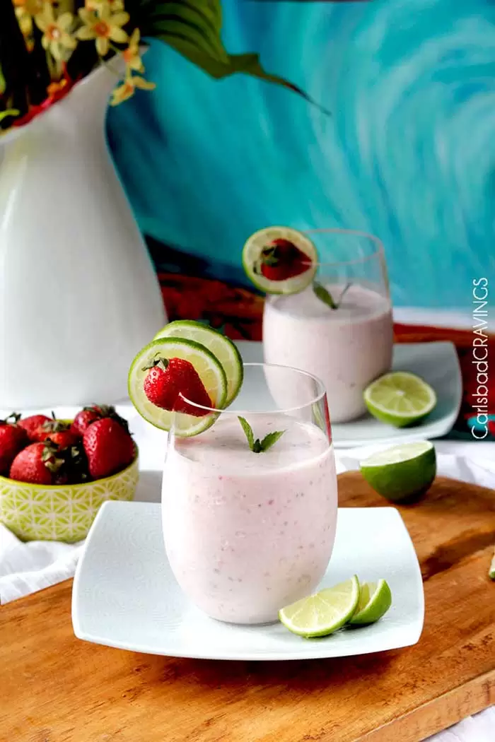 Smoothies That Taste Like Pie - key-lime-strawberry-pie-smoothie