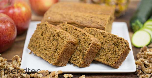 Pineapple Zucchini Bread Recipe by @Blendtec via @BlenderBabes