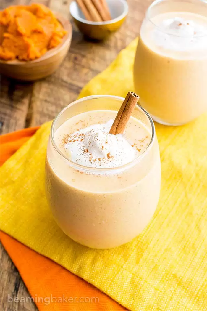 Smoothies That Taste Like Pie - vegan-pumpkin-pie-smoothie-paleo-vegan-gluten-free-dairy-free