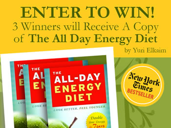 All Day Energy Diet by Yuri Elkaim Book Giveaway via @BlenderBabes