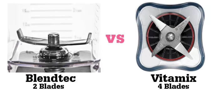 Blendtec vs Vitamix blade difference