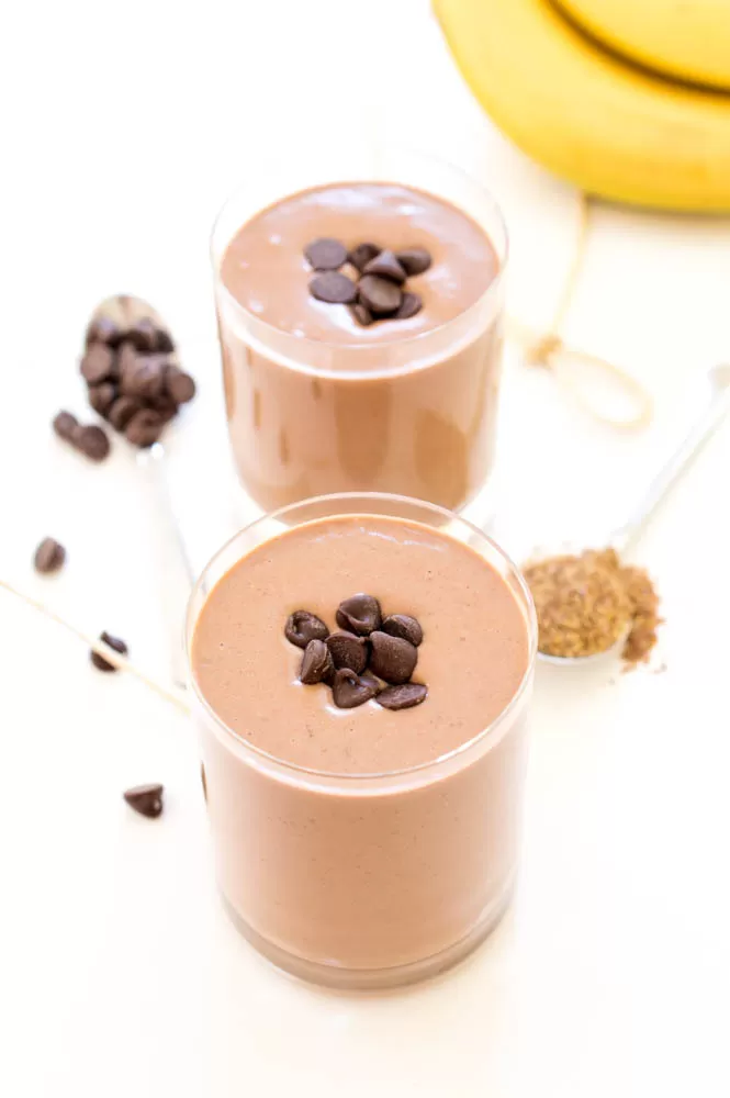 Peanut Butter Chocolate Protein Smoothie 