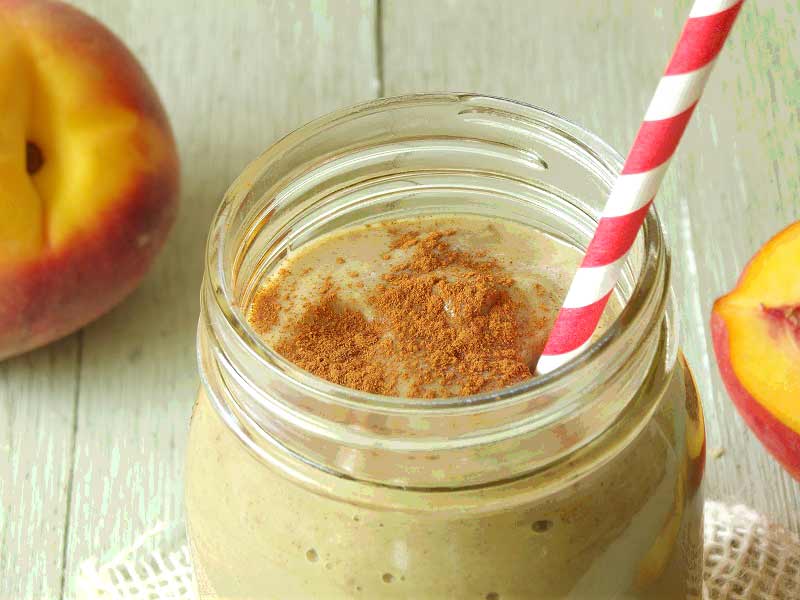 Avocado Peach Pie Smoothie - Smoothies Without Bananas