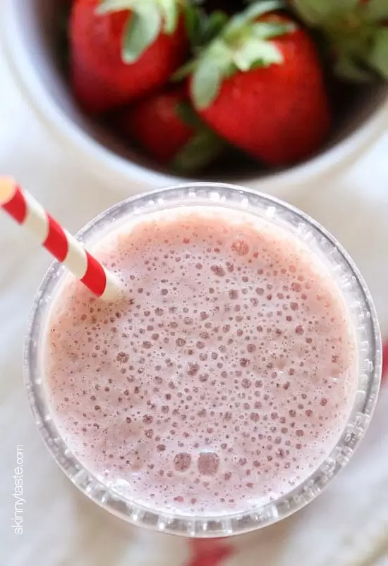 Roasted Strawberry Smoothie